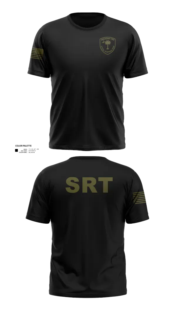 Awendaw Fire SRT 67417980 Old School Cotton Feel Shirt - 41