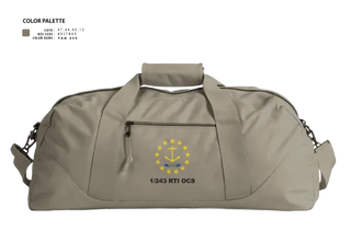Duffle Bag, 1/243 RTI OCS, , Teamtime, Team time, sublimation, custom sports apparel, team uniforms, spirit wear, spiritwear, sports uniforms, custom shirts, team store, custom team store, fundraiser sports, apparel fundraiser
