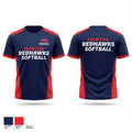 Frontier Regional School Softball 62798325 Old School Cotton Feel Shirt - 1