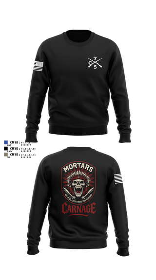 Crew Neck Sweatshirt, Carnage, , Teamtime, Team time, sublimation, custom sports apparel, team uniforms, spirit wear, spiritwear, sports uniforms, custom shirts, team store, custom team store, fundraiser sports, apparel fundraiser