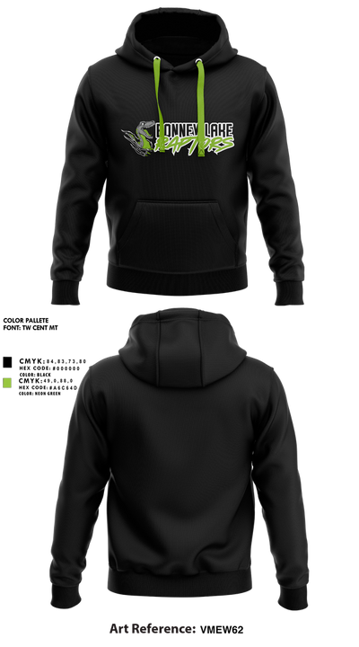 Raptors Youth Sports 84670064 Hoodie - 1