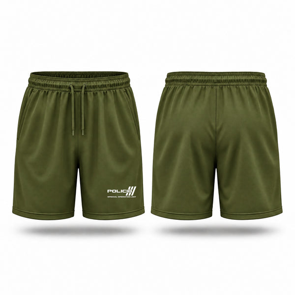 Athletic Shorts With Pockets, Arresto Especiales & Extradiciones San Juan, Police, Teamtime, Team time, sublimation, custom sports apparel, team uniforms, spirit wear, spiritwear, sports uniforms, custom shirts, team store, custom team store, fundraiser sports, apparel fundraiser