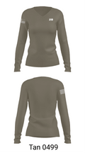 2B 40760301 Women's Long Sleeve V-neck Shirt - 11