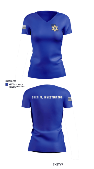 Womens Short Sleeve Vneck Shirt, Acadia Parish Sheriff's Office, Police, Teamtime, Team time, sublimation, custom sports apparel, team uniforms, spirit wear, spiritwear, sports uniforms, custom shirts, team store, custom team store, fundraiser sports, apparel fundraiser