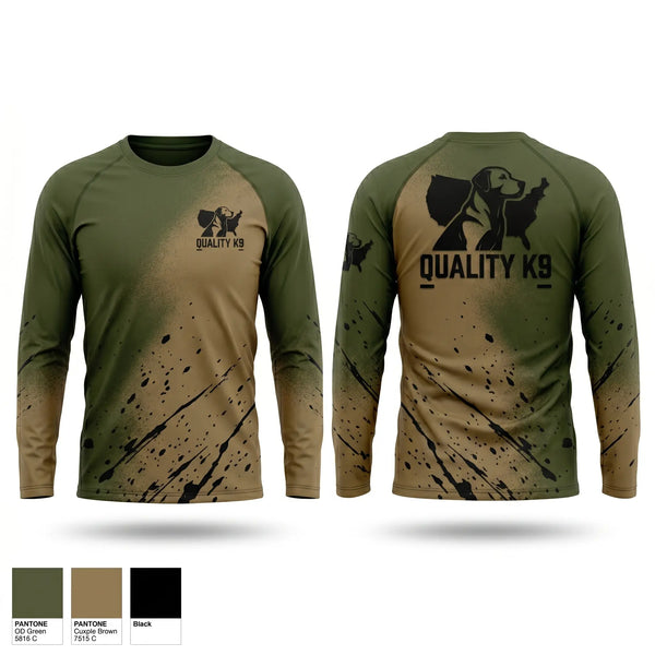 Long Sleeve Performance Shirt, Quality K9 Concepts, , Teamtime, Team time, sublimation, custom sports apparel, team uniforms, spirit wear, spiritwear, sports uniforms, custom shirts, team store, custom team store, fundraiser sports, apparel fundraiser