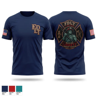 Short Sleeve Performance Shirt, Fire Department of Liberty Township, Fire Department, Teamtime, Team time, sublimation, custom sports apparel, team uniforms, spirit wear, spiritwear, sports uniforms, custom shirts, team store, custom team store, fundraiser sports, apparel fundraiser