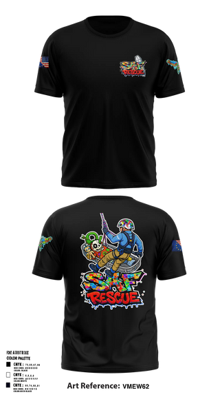Short Sleeve Performance Shirt, VooDoo RESCUE, Fire Department, Teamtime, Team time, sublimation, custom sports apparel, team uniforms, spirit wear, spiritwear, sports uniforms, custom shirts, team store, custom team store, fundraiser sports, apparel fundraiser