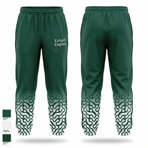 Sweatpants, Exhalt Eagles, Cheer, Teamtime, Team time, sublimation, custom sports apparel, team uniforms, spirit wear, spiritwear, sports uniforms, custom shirts, team store, custom team store, fundraiser sports, apparel fundraiser