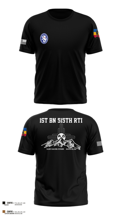 1st BN 515th RTI 17257625 Short Sleeve Performance Shirt - 6