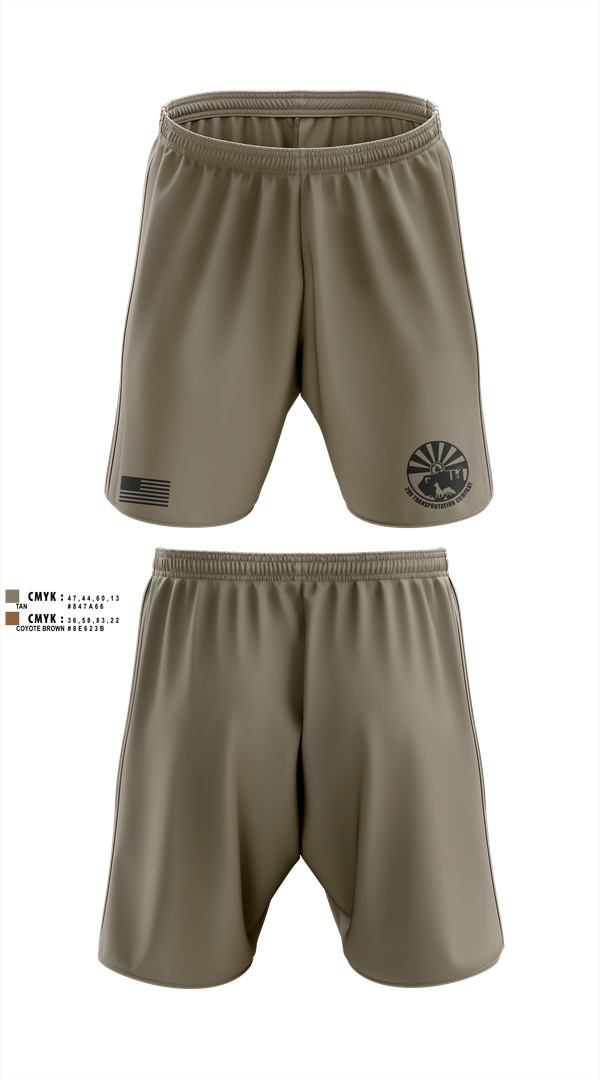 Athletic Shorts With Pockets, 208 Transportation Company, , Teamtime, Team time, sublimation, custom sports apparel, team uniforms, spirit wear, spiritwear, sports uniforms, custom shirts, team store, custom team store, fundraiser sports, apparel fundraiser