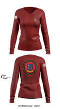 Intelligence Support Battalion 57442174 Women's Long Sleeve V-neck Shirt - 102