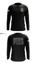 Atkins Volunteer Fire Department 32656276 Long Sleeve Performance Shirt - 2