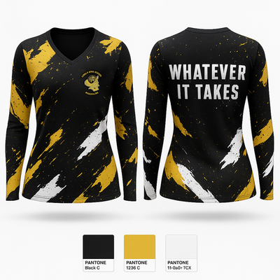 Cibola High School 37292983 Women's Long Sleeve V-neck Shirt - 1