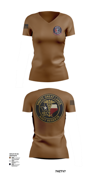 Womens Short Sleeve Vneck Shirt, NMRTC El Paso, , Teamtime, Team time, sublimation, custom sports apparel, team uniforms, spirit wear, spiritwear, sports uniforms, custom shirts, team store, custom team store, fundraiser sports, apparel fundraiser