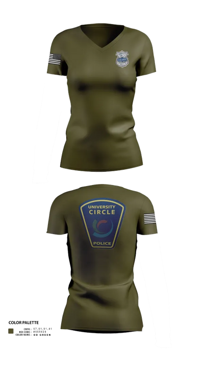 PATROL 69030352 Women's Short Sleeve V-neck Shirt - 22
