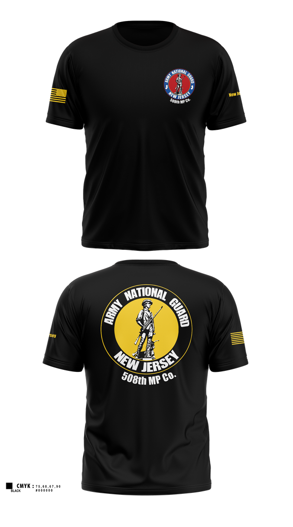 Short Sleeve Performance Shirt, 508th MP Co, National Guard, Teamtime, Team time, sublimation, custom sports apparel, team uniforms, spirit wear, spiritwear, sports uniforms, custom shirts, team store, custom team store, fundraiser sports, apparel fundraiser