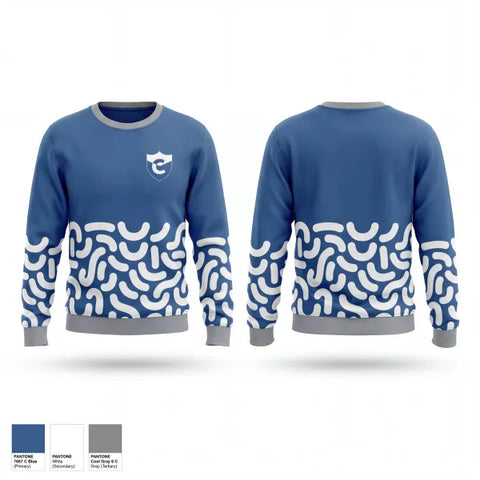 Crew Neck Sweatshirt, Cate School Track & Field, Track & Field, Teamtime, Team time, sublimation, custom sports apparel, team uniforms, spirit wear, spiritwear, sports uniforms, custom shirts, team store, custom team store, fundraiser sports, apparel fundraiser