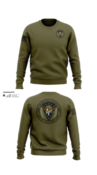 Crew Neck Sweatshirt, Crawford County Special Response Team, Police, Teamtime, Team time, sublimation, custom sports apparel, team uniforms, spirit wear, spiritwear, sports uniforms, custom shirts, team store, custom team store, fundraiser sports, apparel fundraiser