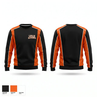 Crew Neck Sweatshirt, Leslie Blackhawks, Wrestling, Teamtime, Team time, sublimation, custom sports apparel, team uniforms, spirit wear, spiritwear, sports uniforms, custom shirts, team store, custom team store, fundraiser sports, apparel fundraiser