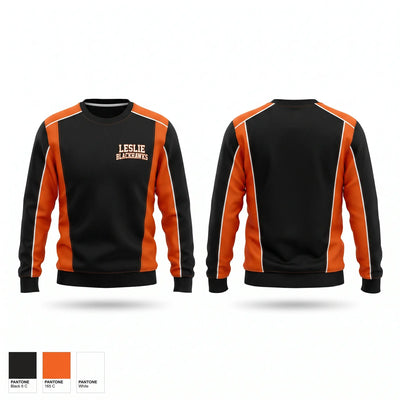 Leslie Blackhawks Crew Neck Sweatshirt - 1