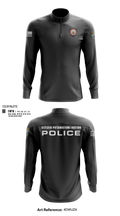 Citizen Pottawatomie nation Police Department  Quarter Zip Jacket - 1