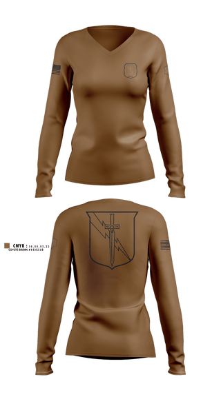 Womens Long Sleeve Vneck Shirt, Springdale Police SWAT, Police, Teamtime, Team time, sublimation, custom sports apparel, team uniforms, spirit wear, spiritwear, sports uniforms, custom shirts, team store, custom team store, fundraiser sports, apparel fundraiser