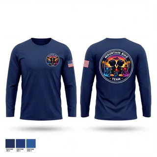 Long Sleeve Performance Shirt, Mountain Bike Team, Police, Teamtime, Team time, sublimation, custom sports apparel, team uniforms, spirit wear, spiritwear, sports uniforms, custom shirts, team store, custom team store, fundraiser sports, apparel fundraiser