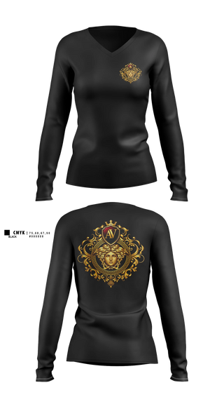Womens Long Sleeve Vneck Shirt, Anthony Versace, , Teamtime, Team time, sublimation, custom sports apparel, team uniforms, spirit wear, spiritwear, sports uniforms, custom shirts, team store, custom team store, fundraiser sports, apparel fundraiser