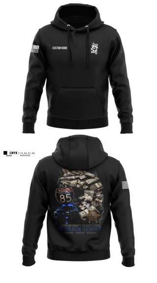 Hoodie, Trace Team, Police, Teamtime, Team time, sublimation, custom sports apparel, team uniforms, spirit wear, spiritwear, sports uniforms, custom shirts, team store, custom team store, fundraiser sports, apparel fundraiser