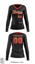 Indiana Gators Premier 6592407 Women's Long Sleeve V-neck Shirt - 1