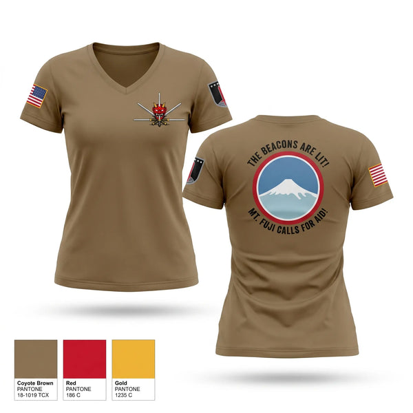 Womens Short Sleeve Vneck Shirt, 4MDTF, Army, Teamtime, Team time, sublimation, custom sports apparel, team uniforms, spirit wear, spiritwear, sports uniforms, custom shirts, team store, custom team store, fundraiser sports, apparel fundraiser