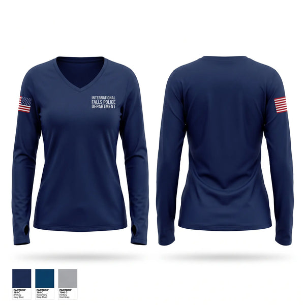 International falls police department Old School Cotton Feel Shirt - 1