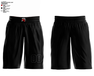 Westerville South Girls Basketball 75140636 Reversible basketball shorts (black/red) -9