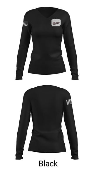 Womens Long Sleeve Vneck Shirt, Elkton, Baseball, Teamtime, Team time, sublimation, custom sports apparel, team uniforms, spirit wear, spiritwear, sports uniforms, custom shirts, team store, custom team store, fundraiser sports, apparel fundraiser