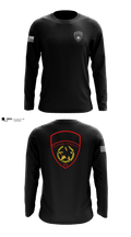 Hughes Springs Police Department 19042589 Long Sleeve Performance Shirt - 100