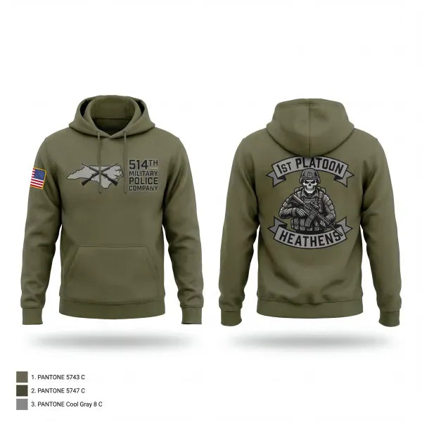 Hoodie, 514th MP CO, Army, Teamtime, Team time, sublimation, custom sports apparel, team uniforms, spirit wear, spiritwear, sports uniforms, custom shirts, team store, custom team store, fundraiser sports, apparel fundraiser