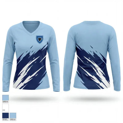 Centennial Chargers 49477681 Women's Long Sleeve V-neck Shirt - 1