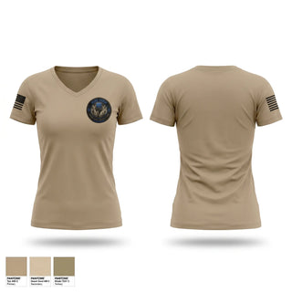 Womens Short Sleeve Vneck Shirt, TTBF 2026, National Guard, Teamtime, Team time, sublimation, custom sports apparel, team uniforms, spirit wear, spiritwear, sports uniforms, custom shirts, team store, custom team store, fundraiser sports, apparel fundraiser
