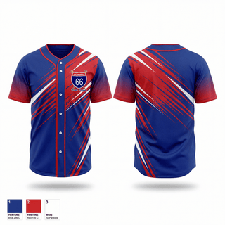 Full Button Baseball Jersey, California District 66 Little League, Baseball, Teamtime, Team time, sublimation, custom sports apparel, team uniforms, spirit wear, spiritwear, sports uniforms, custom shirts, team store, custom team store, fundraiser sports, apparel fundraiser