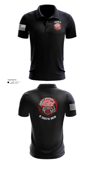 Short Sleeve Performance Polo, Dirty Dozen, , Teamtime, Team time, sublimation, custom sports apparel, team uniforms, spirit wear, spiritwear, sports uniforms, custom shirts, team store, custom team store, fundraiser sports, apparel fundraiser