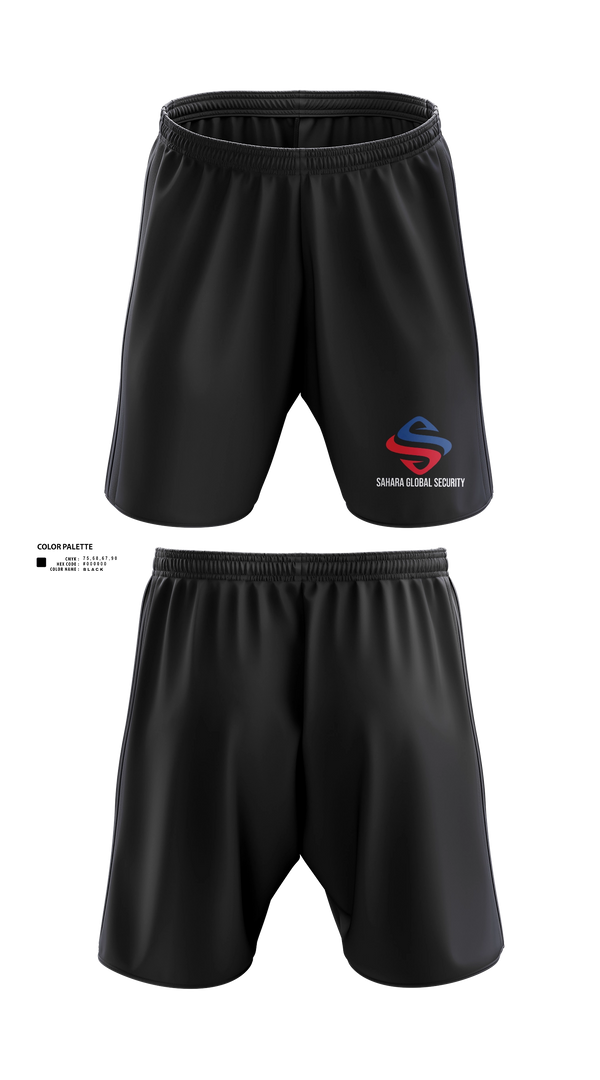 Athletic Shorts With Pockets, Sahara Global Security, Fire Department, Teamtime, Team time, sublimation, custom sports apparel, team uniforms, spirit wear, spiritwear, sports uniforms, custom shirts, team store, custom team store, fundraiser sports, apparel fundraiser