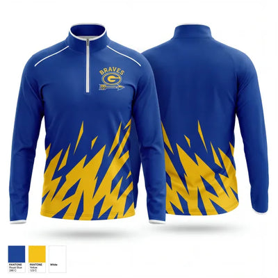 Gamewell Braves 42997070 Quarter Zip Jacket - 1