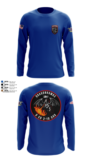 Long Sleeve Performance Shirt, 2-10 AHB Knighthawks, Spirit Store, Teamtime, Team time, sublimation, custom sports apparel, team uniforms, spirit wear, spiritwear, sports uniforms, custom shirts, team store, custom team store, fundraiser sports, apparel fundraiser