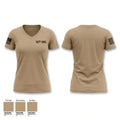 167th HHC Women's Short Sleeve V-neck Shirt - 1
