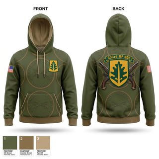 Hoodie, 333 MP Brigade, Army, Teamtime, Team time, sublimation, custom sports apparel, team uniforms, spirit wear, spiritwear, sports uniforms, custom shirts, team store, custom team store, fundraiser sports, apparel fundraiser