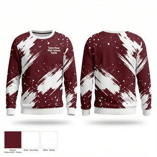 Crew Neck Sweatshirt, Toms River High School South, Women's Lacrosse, Teamtime, Team time, sublimation, custom sports apparel, team uniforms, spirit wear, spiritwear, sports uniforms, custom shirts, team store, custom team store, fundraiser sports, apparel fundraiser