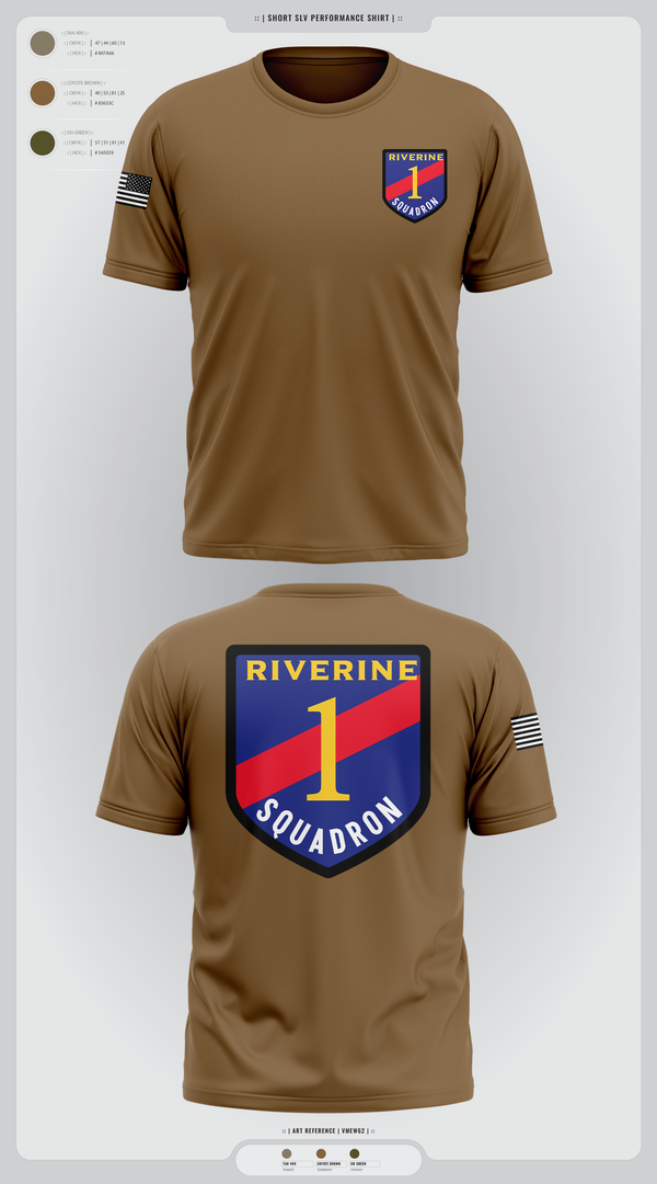 Old School Cotton Feel Shirt, Riverine Squadron One, , Teamtime, Team time, sublimation, custom sports apparel, team uniforms, spirit wear, spiritwear, sports uniforms, custom shirts, team store, custom team store, fundraiser sports, apparel fundraiser