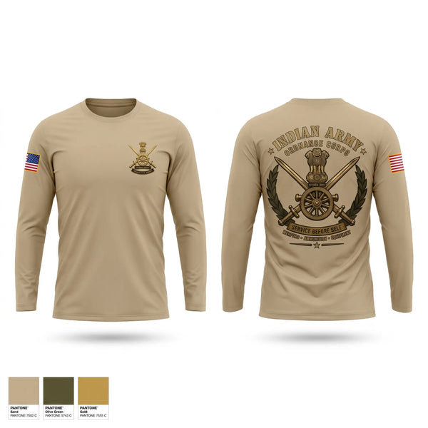 Long Sleeve Performance Shirt, Army Ordnance Corps, Army, Teamtime, Team time, sublimation, custom sports apparel, team uniforms, spirit wear, spiritwear, sports uniforms, custom shirts, team store, custom team store, fundraiser sports, apparel fundraiser
