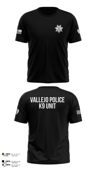 Old School Cotton Feel Shirt, Vallejo PD K9 Unit, , Teamtime, Team time, sublimation, custom sports apparel, team uniforms, spirit wear, spiritwear, sports uniforms, custom shirts, team store, custom team store, fundraiser sports, apparel fundraiser
