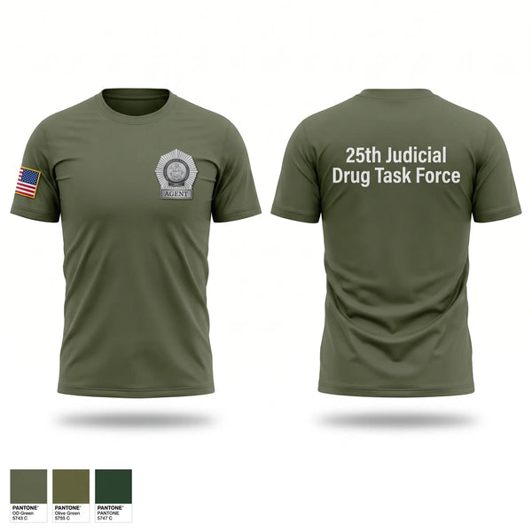 Short Sleeve Performance Shirt, 25th Judicial Drug Task Force, Police, Teamtime, Team time, sublimation, custom sports apparel, team uniforms, spirit wear, spiritwear, sports uniforms, custom shirts, team store, custom team store, fundraiser sports, apparel fundraiser